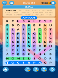 wordscapes search level 882
