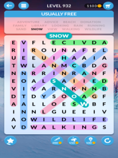 wordscapes search level 932