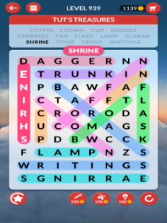 wordscapes search level 939