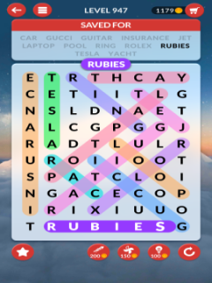 wordscapes search level 947