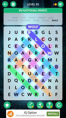 wordscapes search level 95