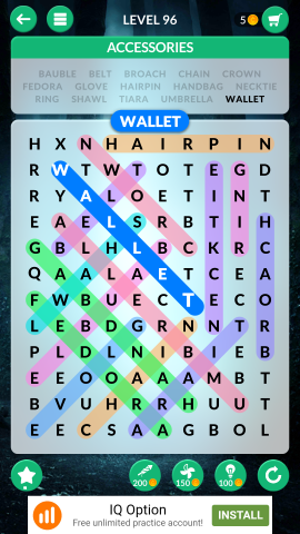 wordscapes search level 96